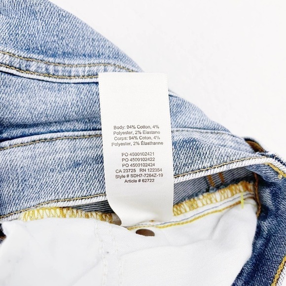 Wilfred Free Denim Blue Jean Mini Skirt SZ4 - Picture 7 of 8